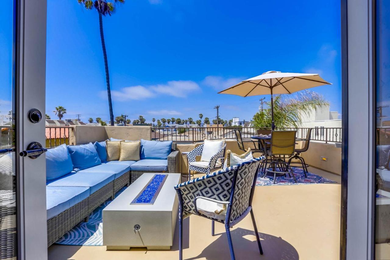 Stunning Ocean View Home W Rooftop Terrace, Firepit, Fast Wifi, Ac & Parking! 圣地亚哥 外观 照片