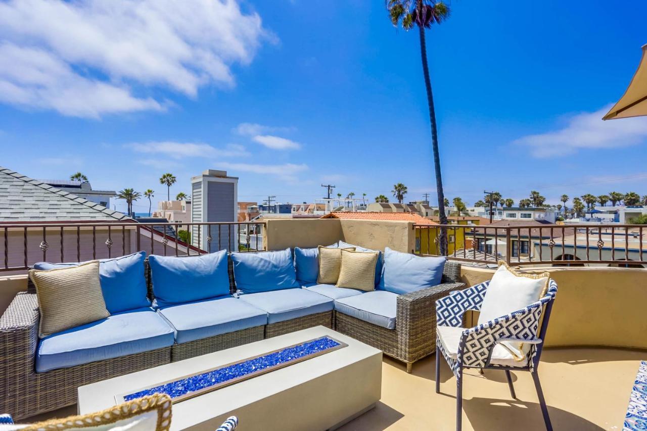 Stunning Ocean View Home W Rooftop Terrace, Firepit, Fast Wifi, Ac & Parking! 圣地亚哥 外观 照片