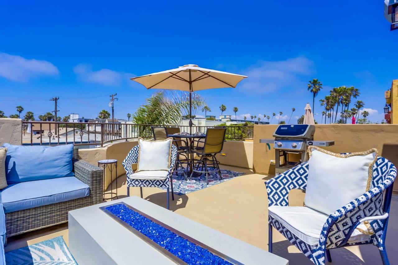 Stunning Ocean View Home W Rooftop Terrace, Firepit, Fast Wifi, Ac & Parking! 圣地亚哥 外观 照片